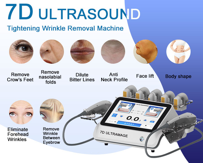 7D hifu face lift wrinkle removal machine